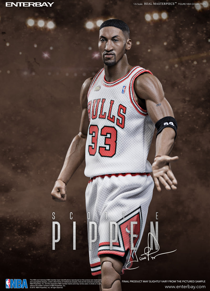 1/6 Real Masterpiece: NBA Collection – Scottie Pippen Action Figure –  ENTERBAY